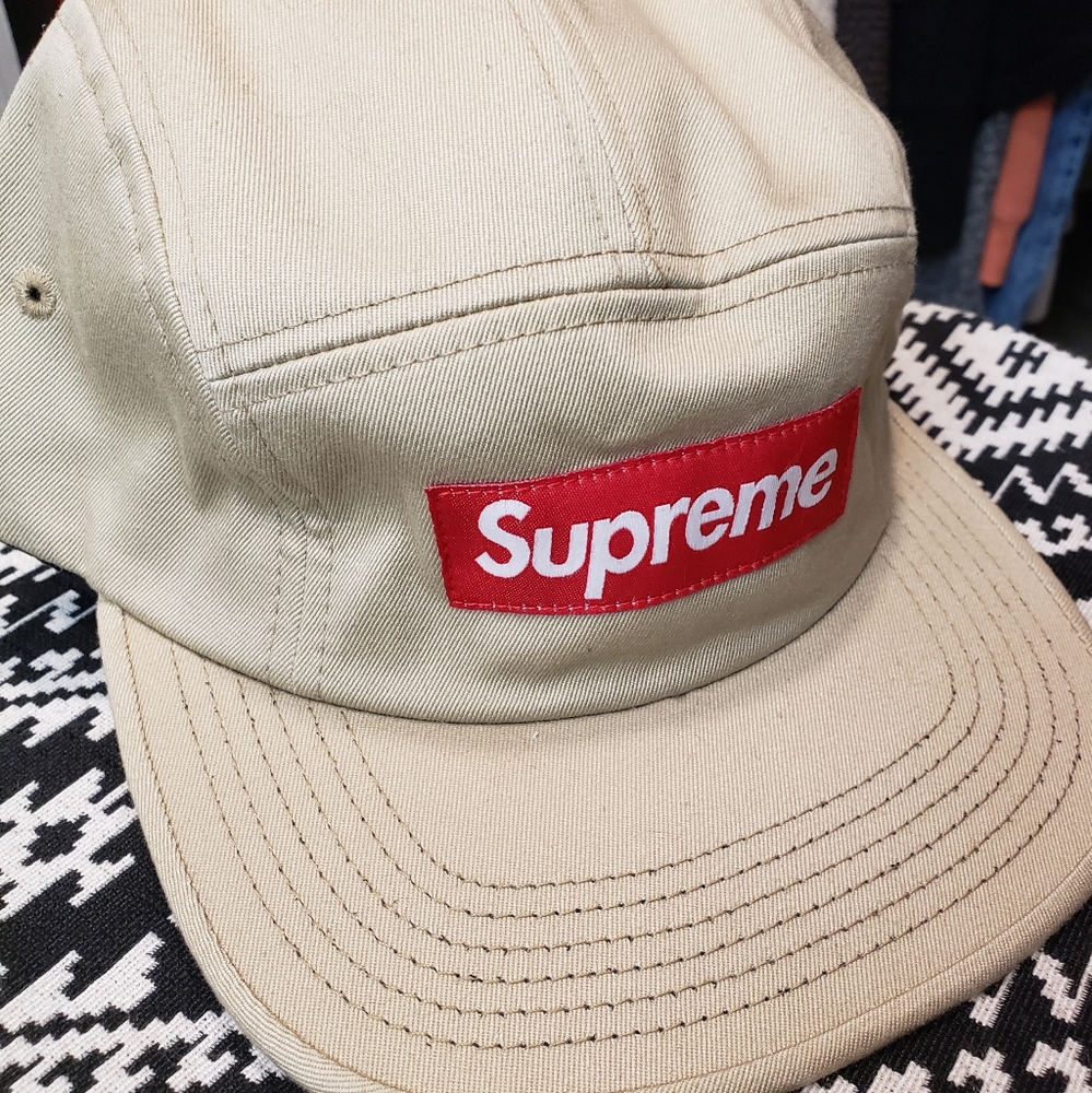 Supreme 2013 S/S Croc strap camp cap Tan